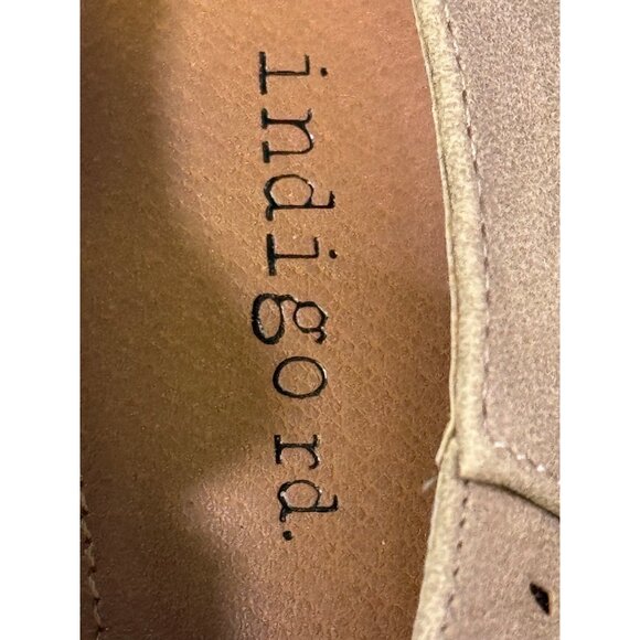 Indigo rd. Womens 7.5M  Irselia2 open toe sandals tan zipper on the side - Picture 8 of 16